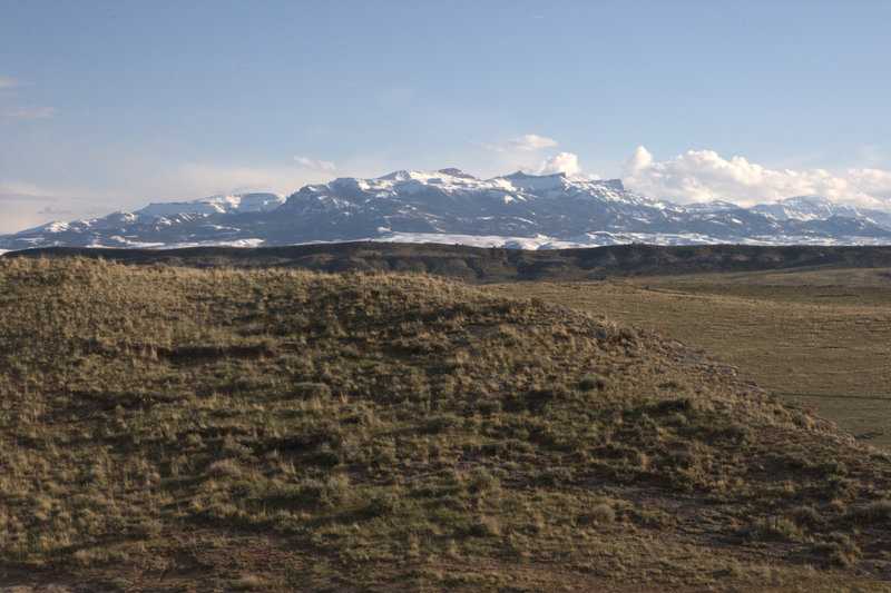 A view of Carter Mountain to the SW of "Upper Rock Garden". There is so much uncharted trail between you and the top of that mountain. Go find it!