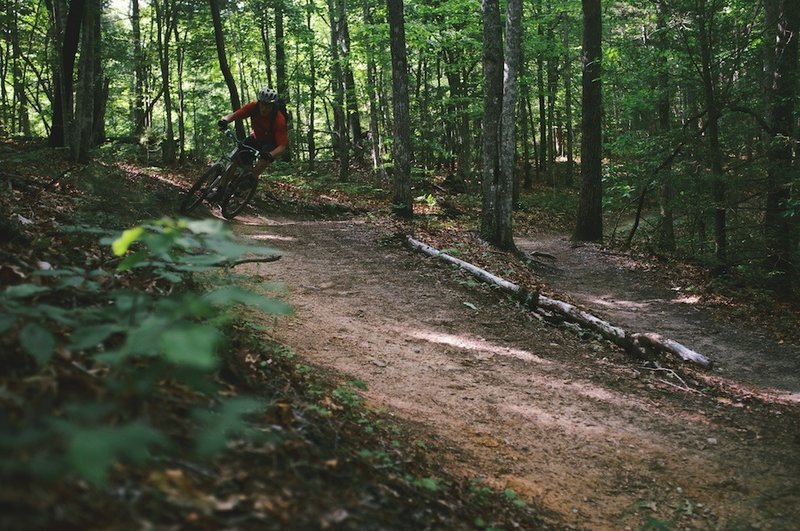 Dustin coming down Ridgeline...