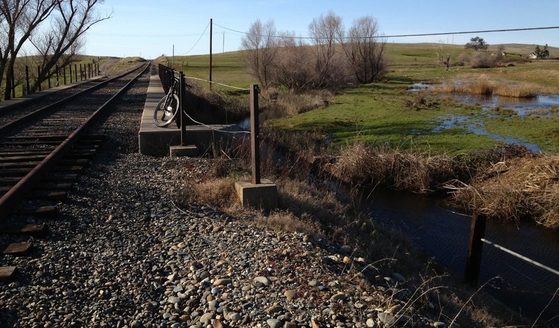 Furthest bridge crossing on the west end of the El Dorado Trail