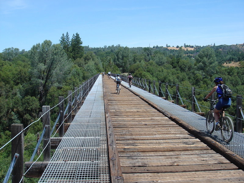 What the Weber Creek Bridge used to look like, prior to making it more bike/pedestrian friendly
