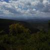 Aspen overlook on a somewhat hazy day