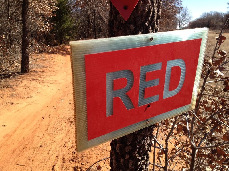 Red dirt on the Red trail