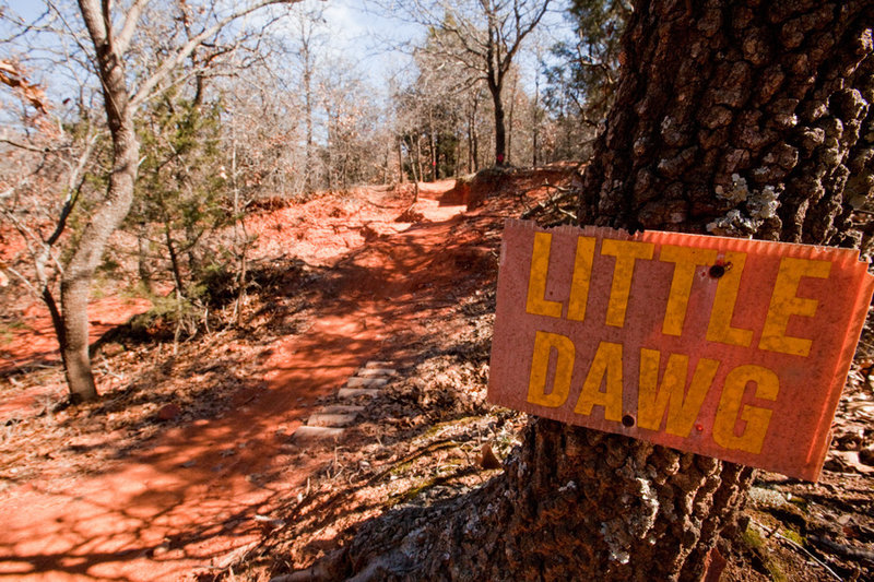 Little Dawg is just one g-out among many on the Red Loop