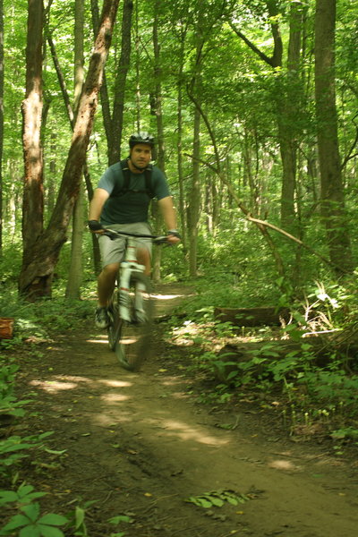 Rider on Camp Glenn.