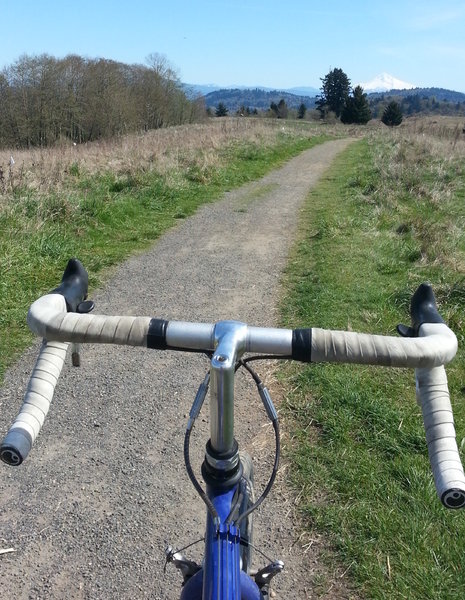 Mount Hood from the top of Powell Butte.