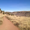 Red Rocks trail at the Saddle above the Morrison Slide intersection.  This section is smooth and gets more rocky as you ride north.