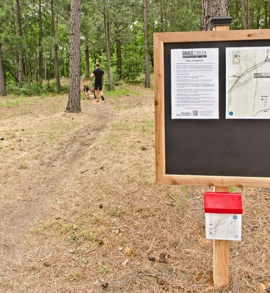 Maude Cobb TrailHead Kiosk