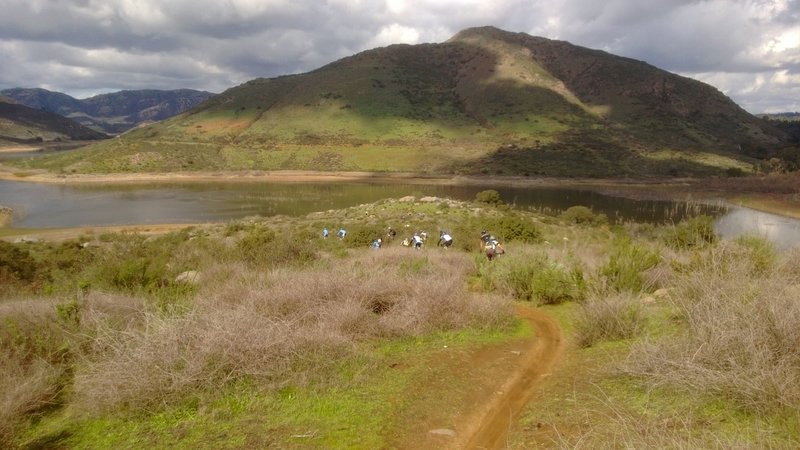 Riders during the Quick n Dirty XC race at the San Dieguito River Park.