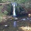 Waterfall at half-way point on trail.