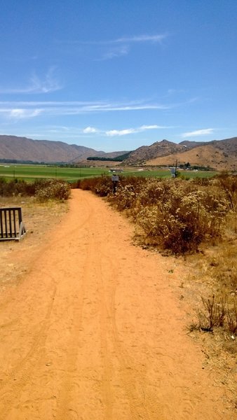 A view of San Pasqual Valley.