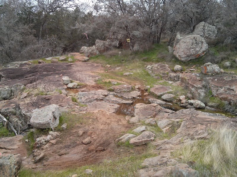 Even when it's wet, the granite and dirt are ready to shred.