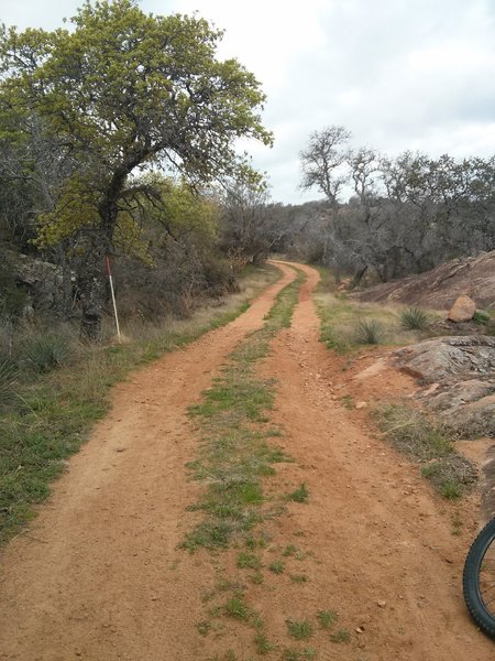 Jeep road to cut over to the Top