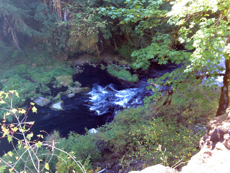 So beautiful looking over the trails edge.