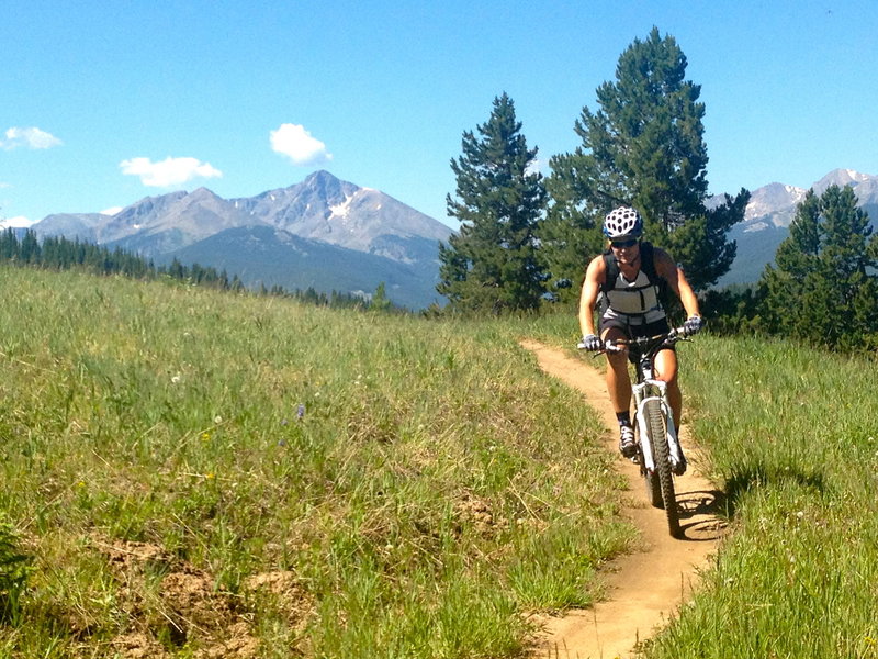 Coming around the bend in Game Creek Bowl.