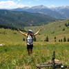 A mountain biking "Sound of Music" moment!