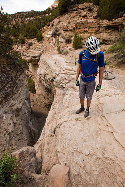 Assessing the rappel on the Edge Loop