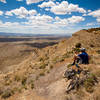 Peering over the 'edge' across the Grand Valley.