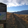 Looking west up the Community Ditch trail.