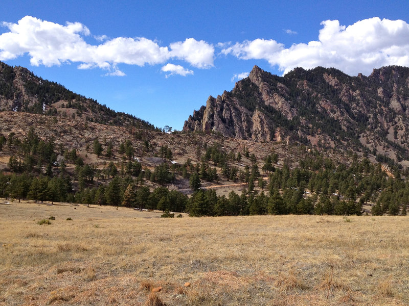 Look west and see mountains.  Look east and see the plains.