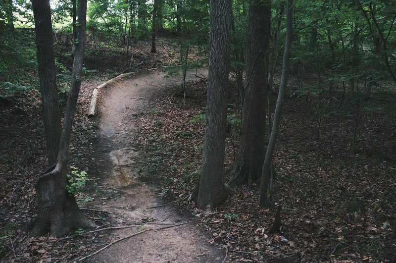 Super-d berm on Flying Squirrel.