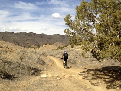 Starting the climb up Prime Cut