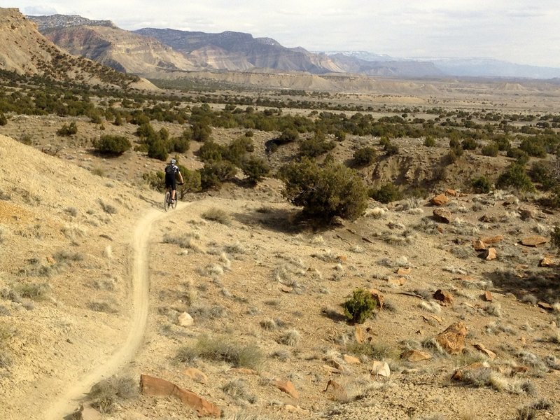 Great scenery at the top of Chutes & Ladders