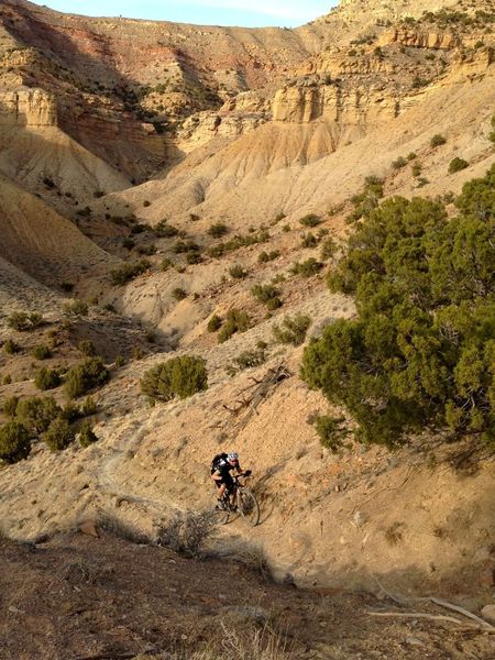 Brutal climb.  Few people have the lungs and legs for this one!