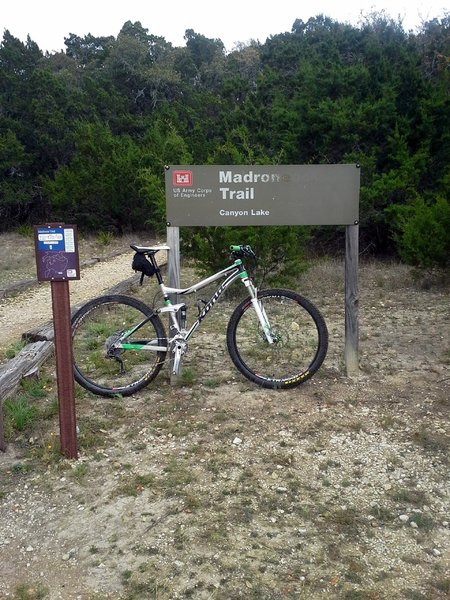 Madrone Trail trailhead