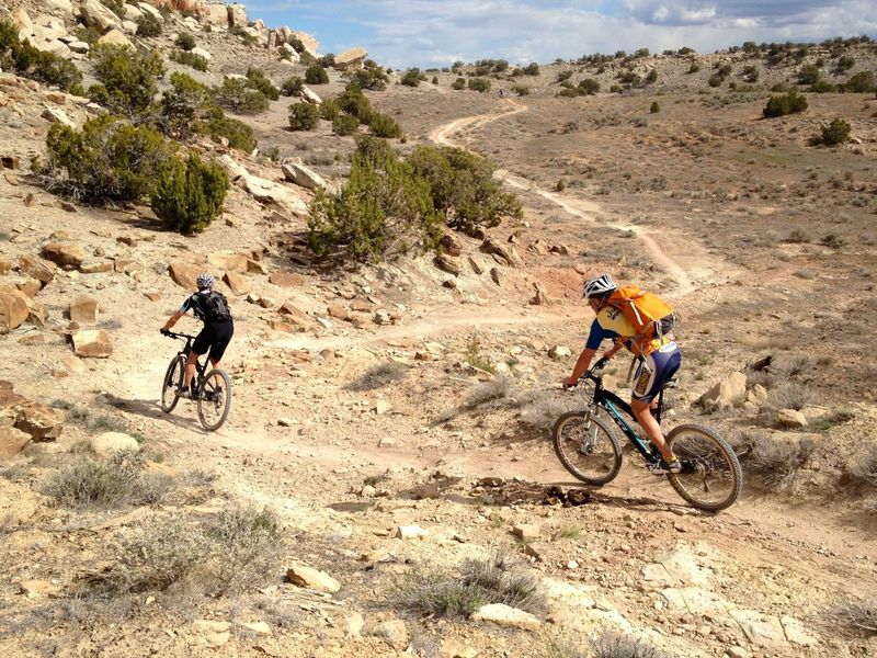 A steady but easy climb up Wrangler's Loop