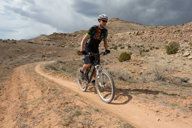 Wrangler's Loop might have once been a dirt road but now mostly rides like a singletrack.