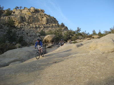 Moving your line a few feet one way or the other drastically changes your ride experience and difficulty level. Don't ride it the same way twice and it is always like a new trail.