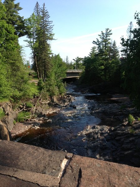 Lester River, near parking lot