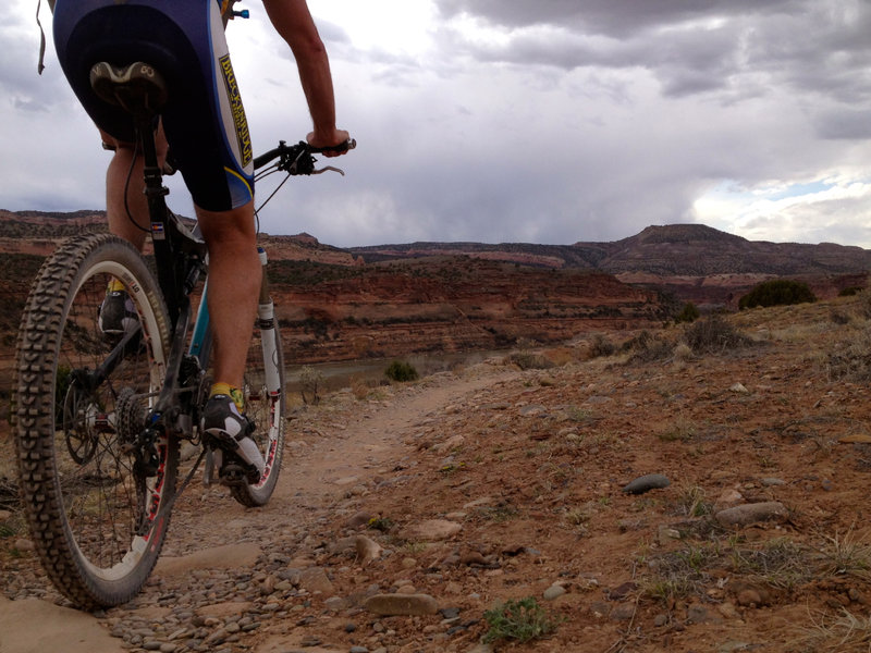 The sweet singletrack and incredible scenery combine to make Rustler's loop one of the best beginner trails we know of.