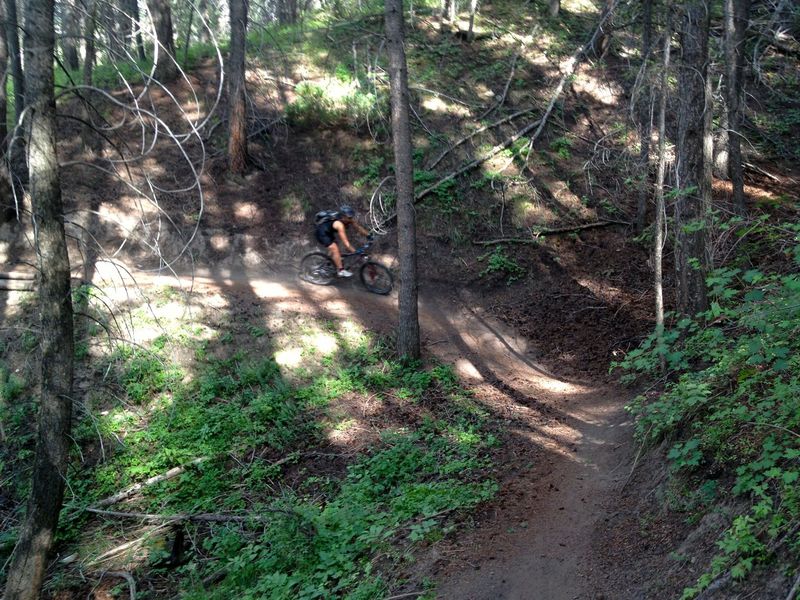 Fast and fun on Eagle Vail Trail