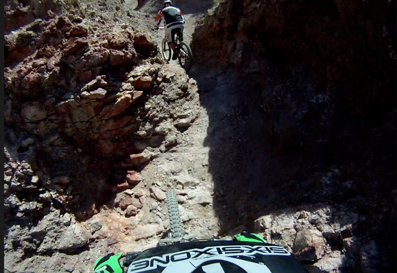 Bootleg Canyon.  Don't come if your scared!  The riding here is sick.  We started these trails in 93' hope you all enjoy.