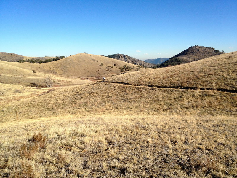 The easy beginning of the Travois Trail