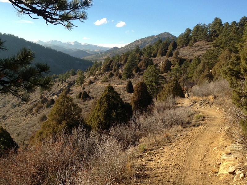 Yep, more smooth, fast, flowy trail with amazing scenery.  This ride keeps on giving.