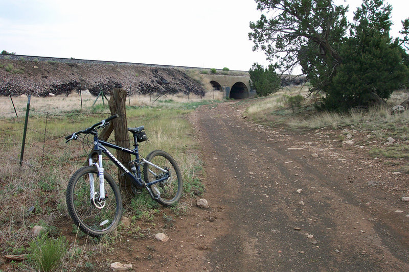 Okay, not exactly the most scenic shot, but the tunnels under I-40 and the railroad tracks are kind of fun.