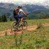 And the scenery on the other side of the ridge isn't bad either.  That's the Gore Range.