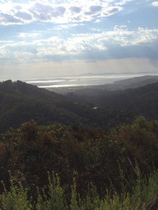 Great Views of the bay, SF, the Ocean along the way.