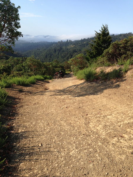 Most of the riding is manageable, but there are a few steep sections that most intermediate riders will have to walk.