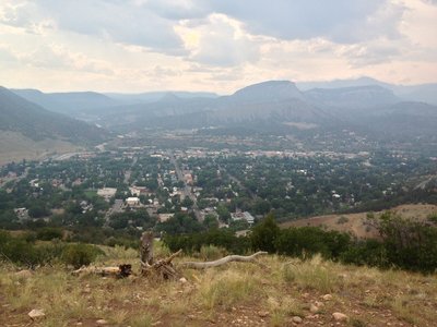 View of Durango from ridge