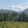 Top of Strand looking at Teocalli mountain