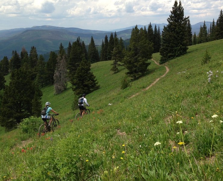 Proving that the "Grand Traverse" trail is aptly named.