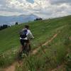 Cruising along Ptarmigan ridge.