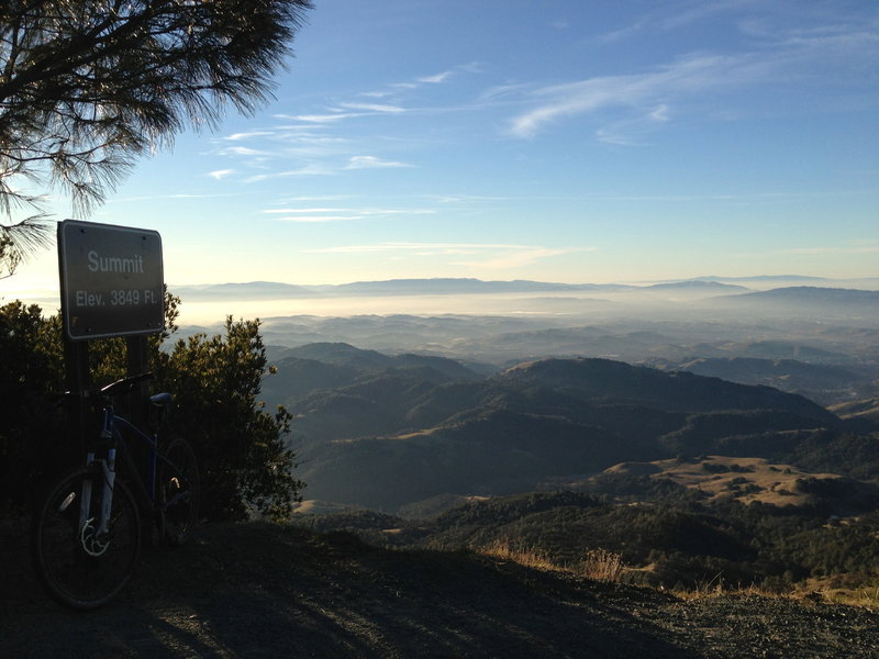 Mt Diablo Summit looking out West