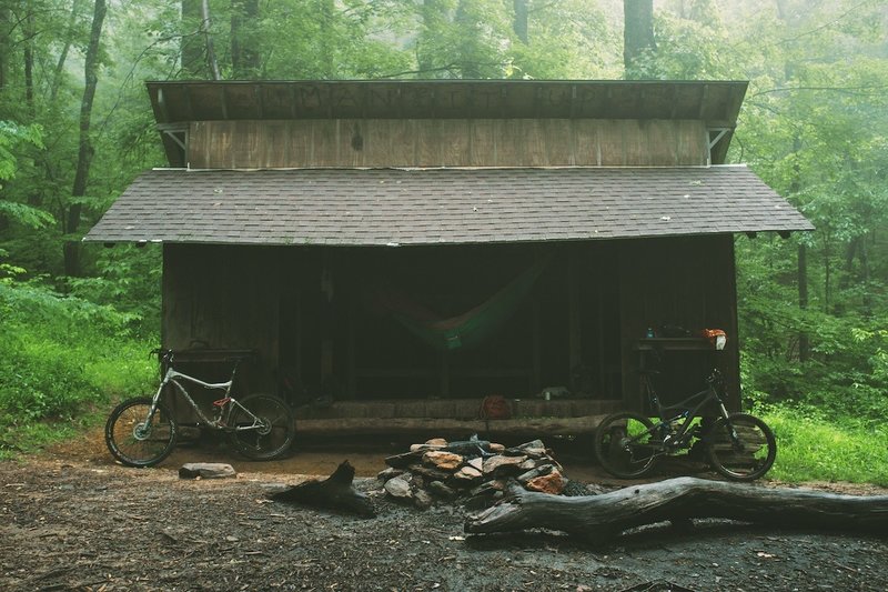 Shelter on Black Mountain Trail
