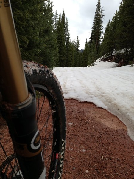 Trying (and failing) to get to Lost Lake Trail in early June