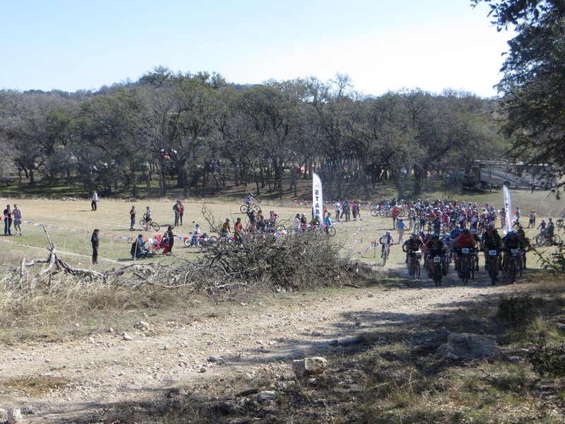 Start of one of the 2013 TMBRA races