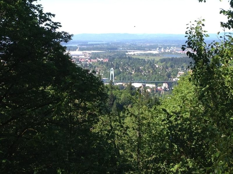 View of St. Johns Bridge